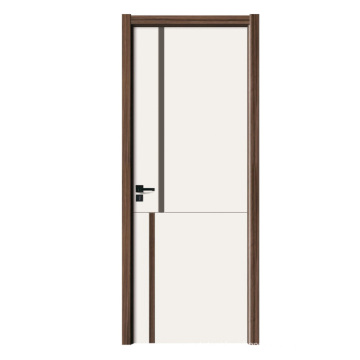 factory price light luxury paint free modern design doors apartment mdf door skin sheet GO-Q008